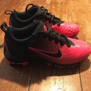 Little girls Baseball cleats